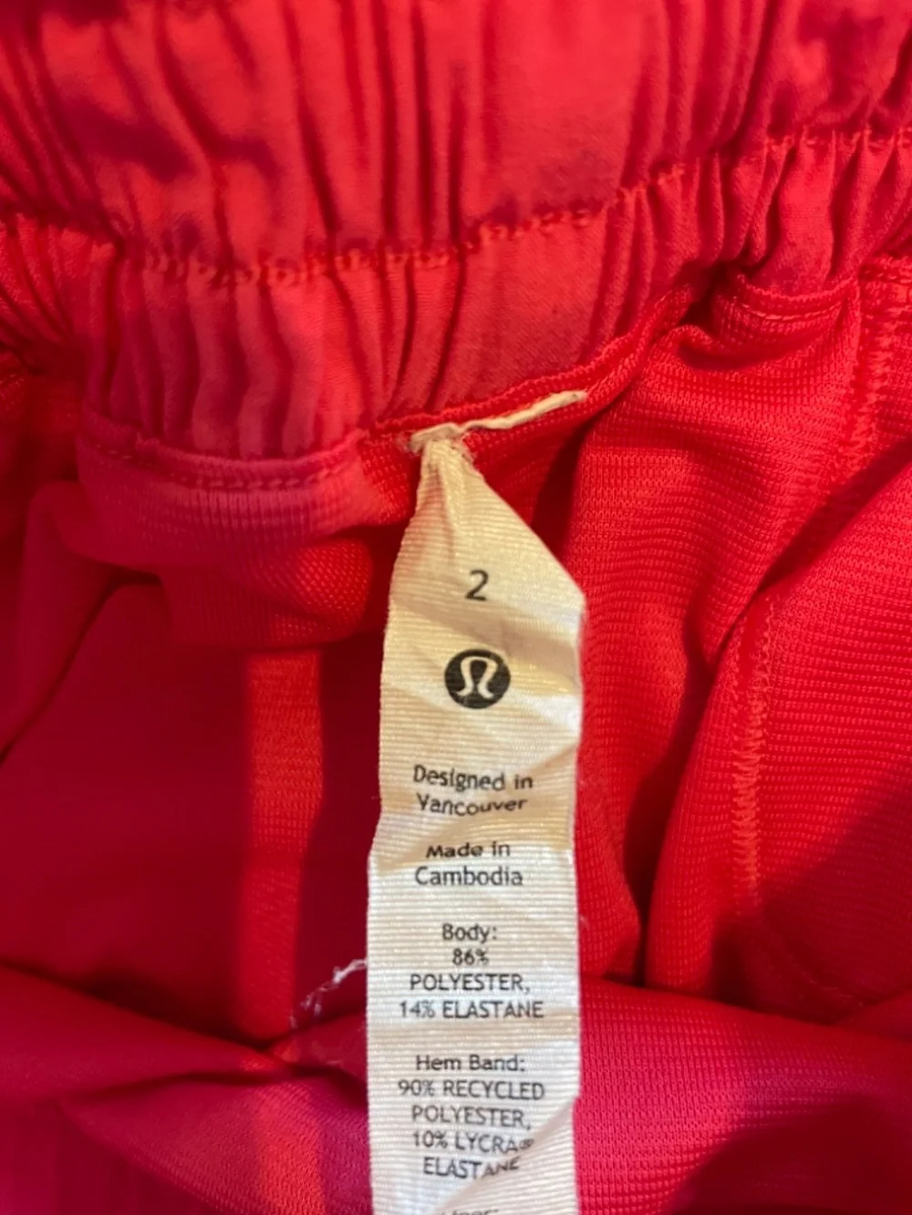 Lululemon Hotty Hot Shorts 4” Size 2